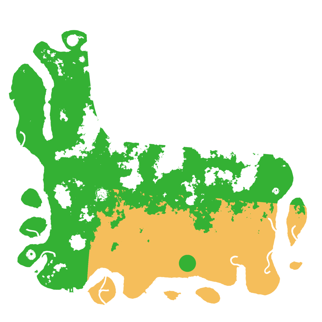 Biome Rust Map: Procedural Map, Size: 5000, Seed: 99008467