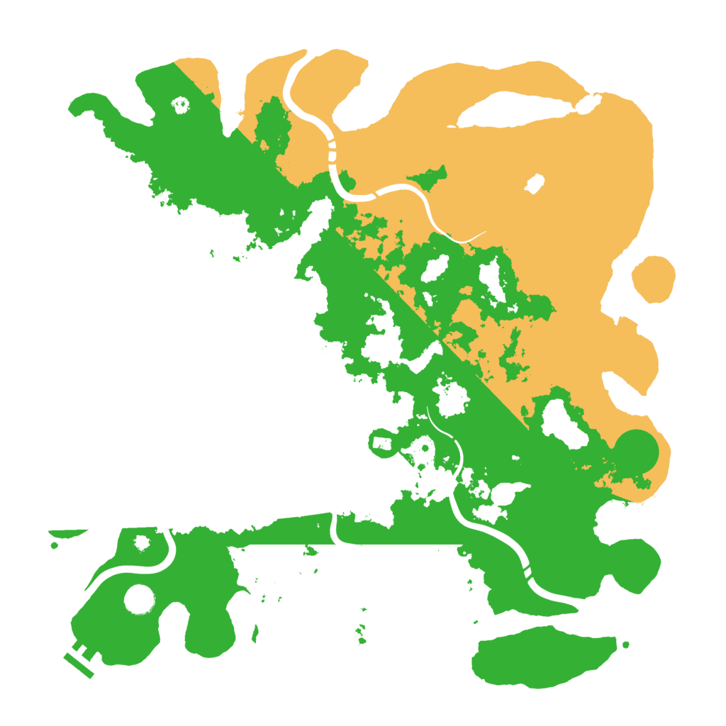 Biome Rust Map: Procedural Map, Size: 4250, Seed: 25710