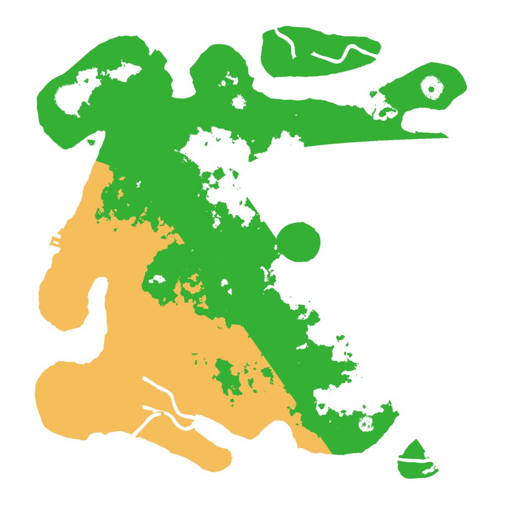 Biome Rust Map: Procedural Map, Size: 3500, Seed: 1781974473