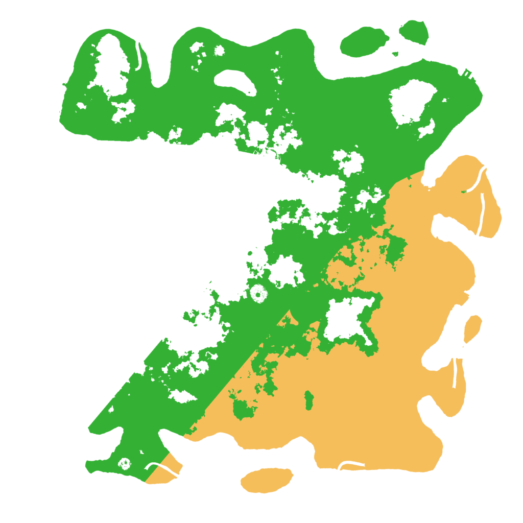 Biome Rust Map: Procedural Map, Size: 4500, Seed: 240307478