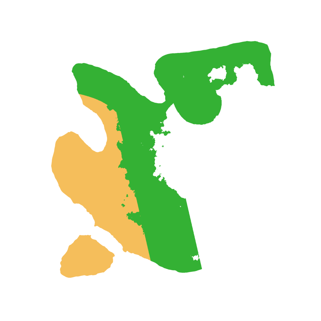 Biome Rust Map: Barren, Size: 2000, Seed: 1223998656