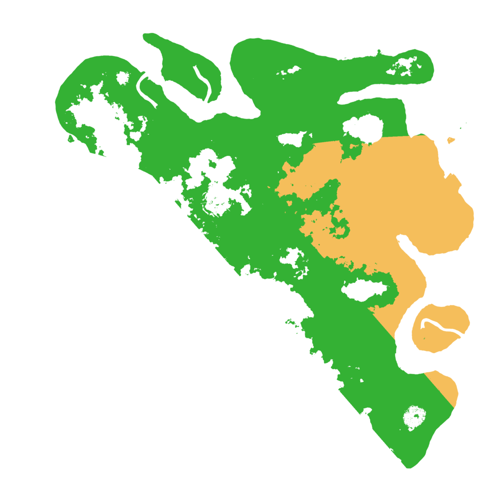 Biome Rust Map: Procedural Map, Size: 3500, Seed: 1178749500