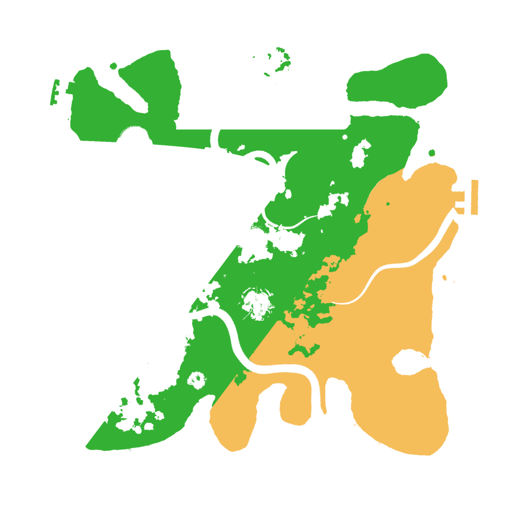 Biome Rust Map: Procedural Map, Size: 3000, Seed: 1538901868
