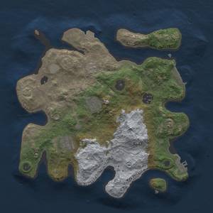 Thumbnail Rust Map: Procedural Map, Size: 3000, Seed: 593779269, 12 Monuments