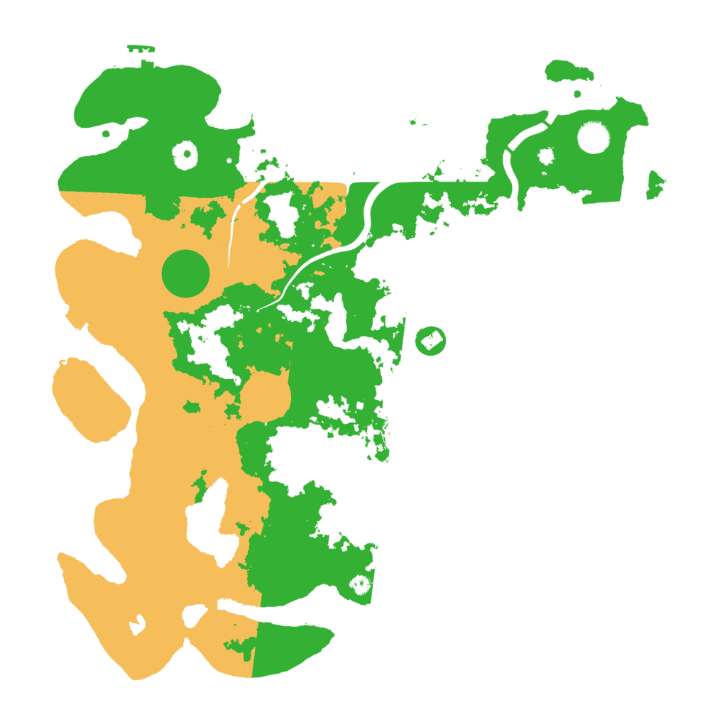 Biome Rust Map: Procedural Map, Size: 4000, Seed: 342608444