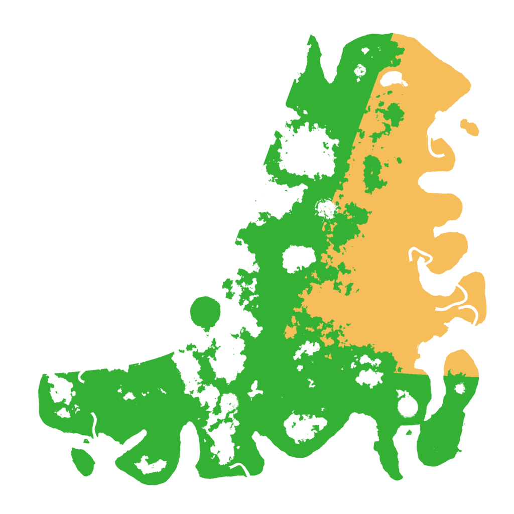 Biome Rust Map: Procedural Map, Size: 4500, Seed: 35464