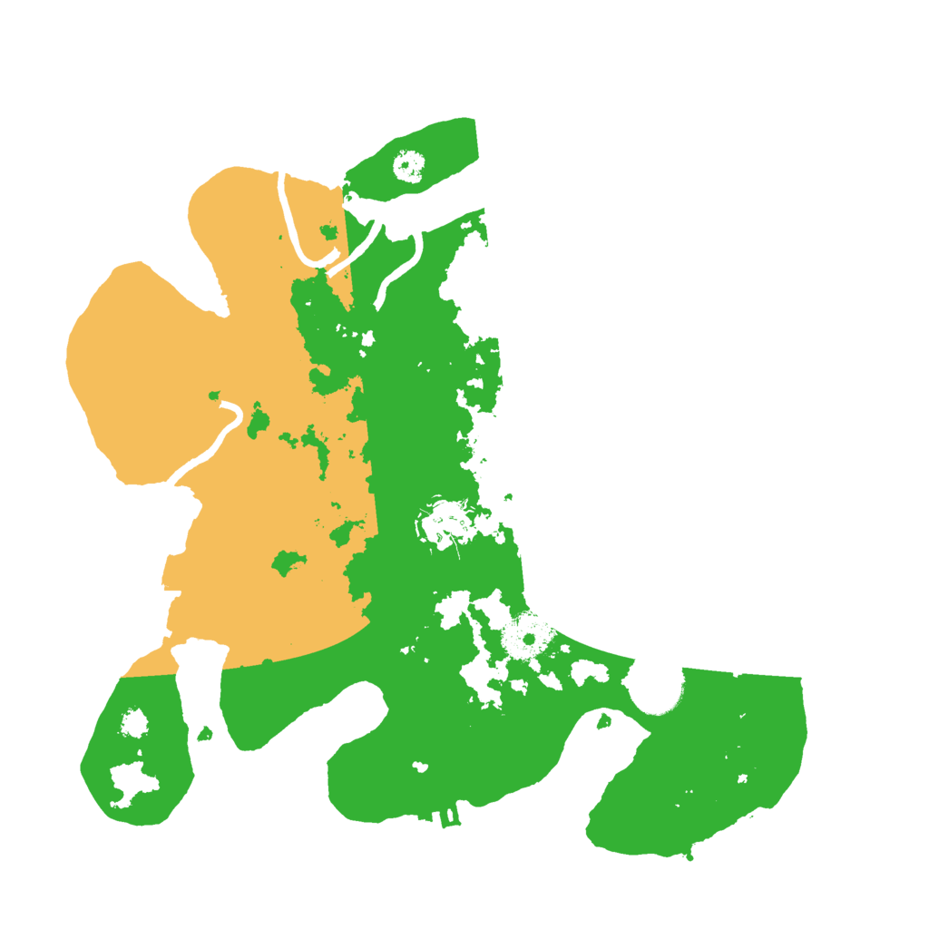 Biome Rust Map: Procedural Map, Size: 3000, Seed: 984615654