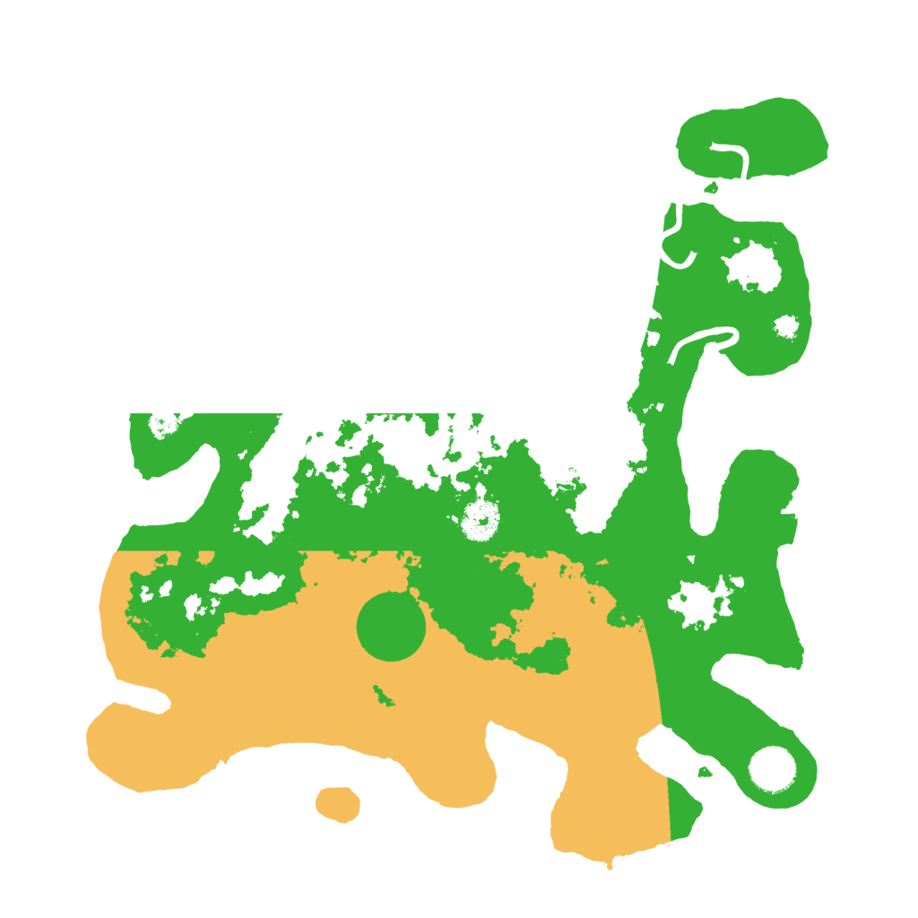 Biome Rust Map: Procedural Map, Size: 3500, Seed: 2023808