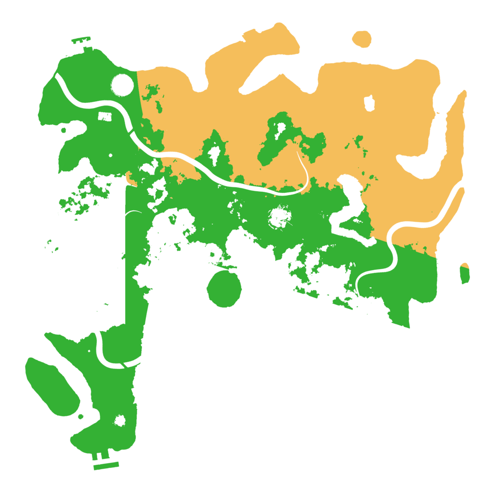Biome Rust Map: Procedural Map, Size: 4000, Seed: 871220385