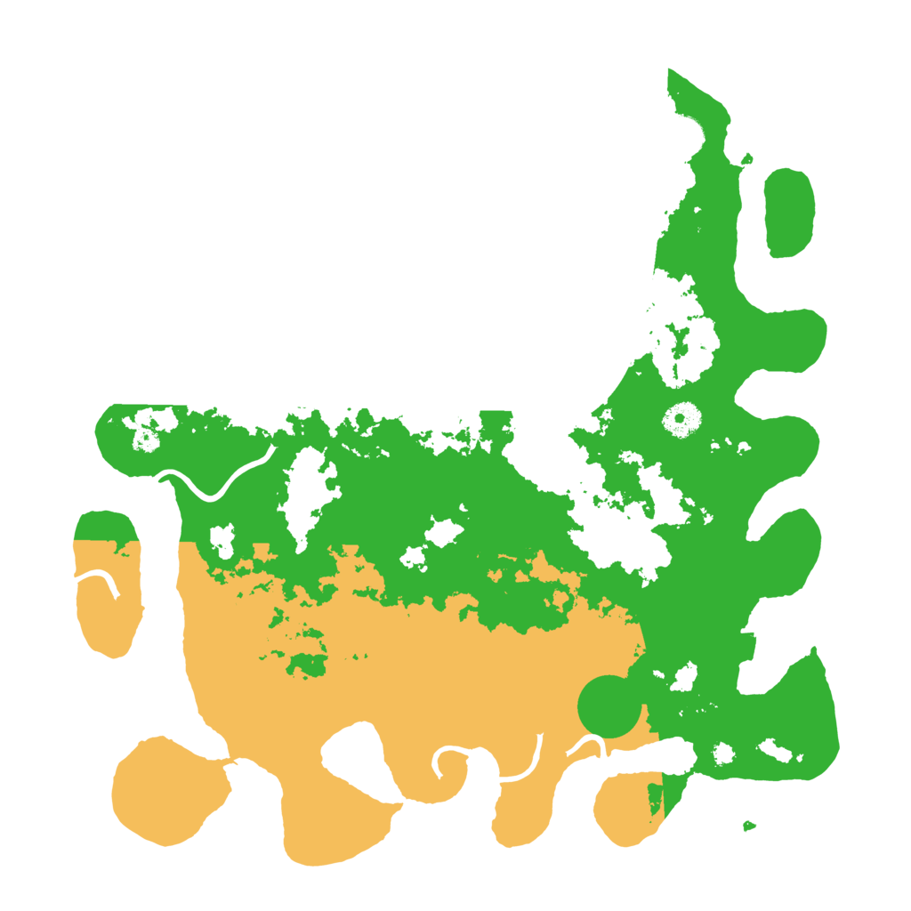 Biome Rust Map: Procedural Map, Size: 3800, Seed: 42400891