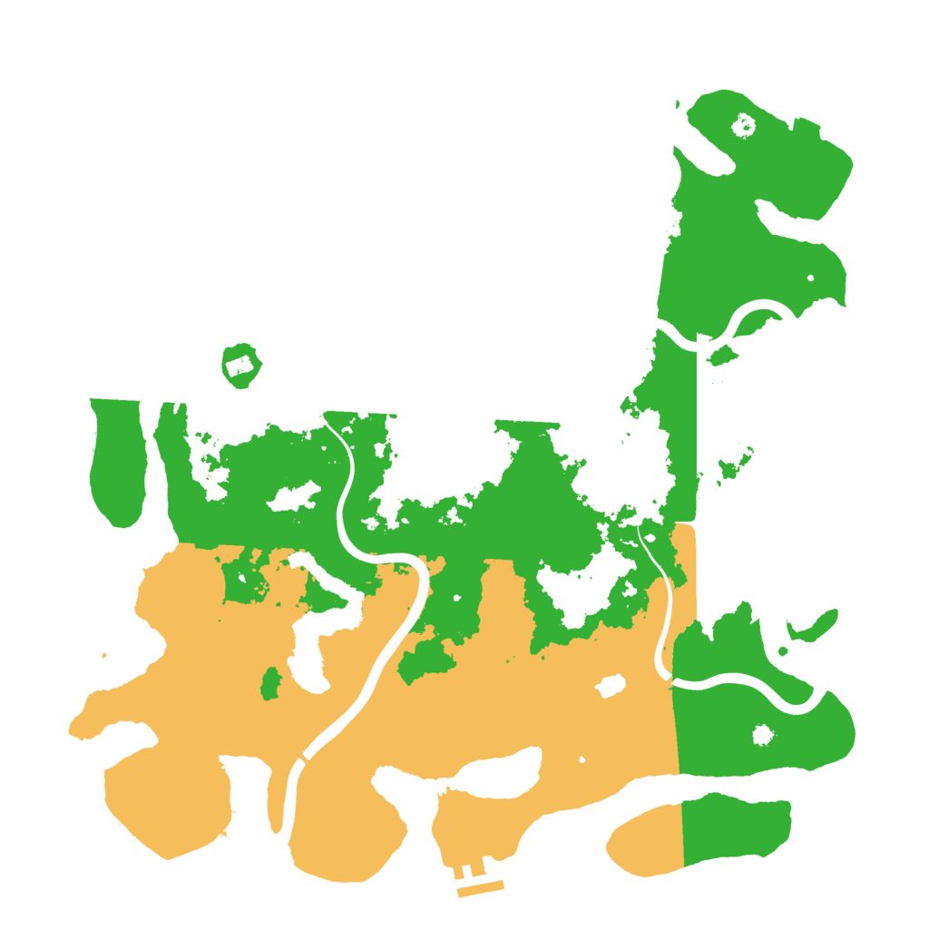 Biome Rust Map: Procedural Map, Size: 4000, Seed: 271804187