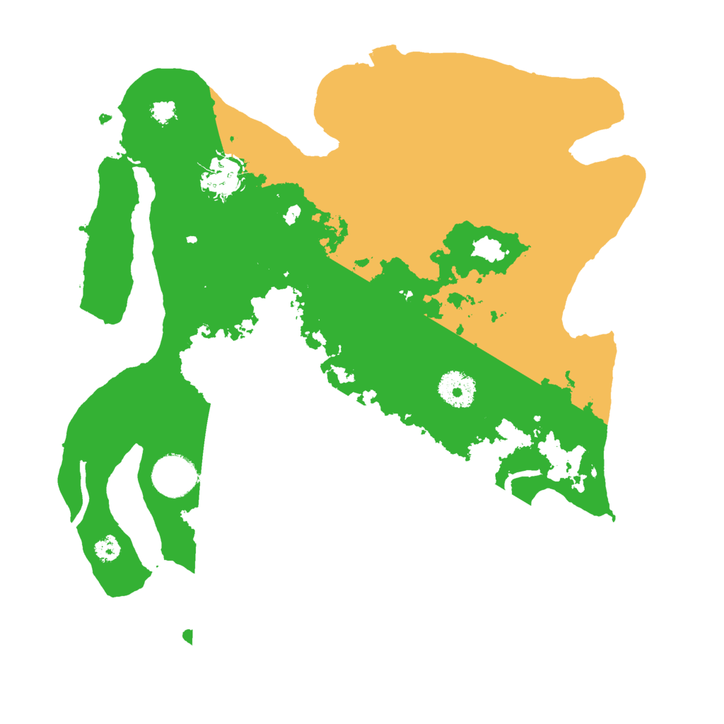 Biome Rust Map: Procedural Map, Size: 3000, Seed: 48255203