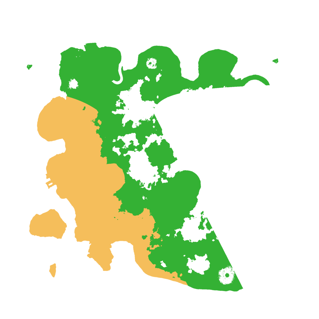 Biome Rust Map: Procedural Map, Size: 3000, Seed: 2809