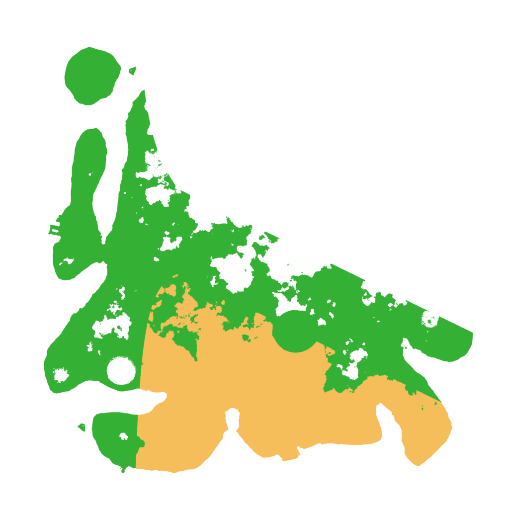 Biome Rust Map: Procedural Map, Size: 3200, Seed: 1235147338