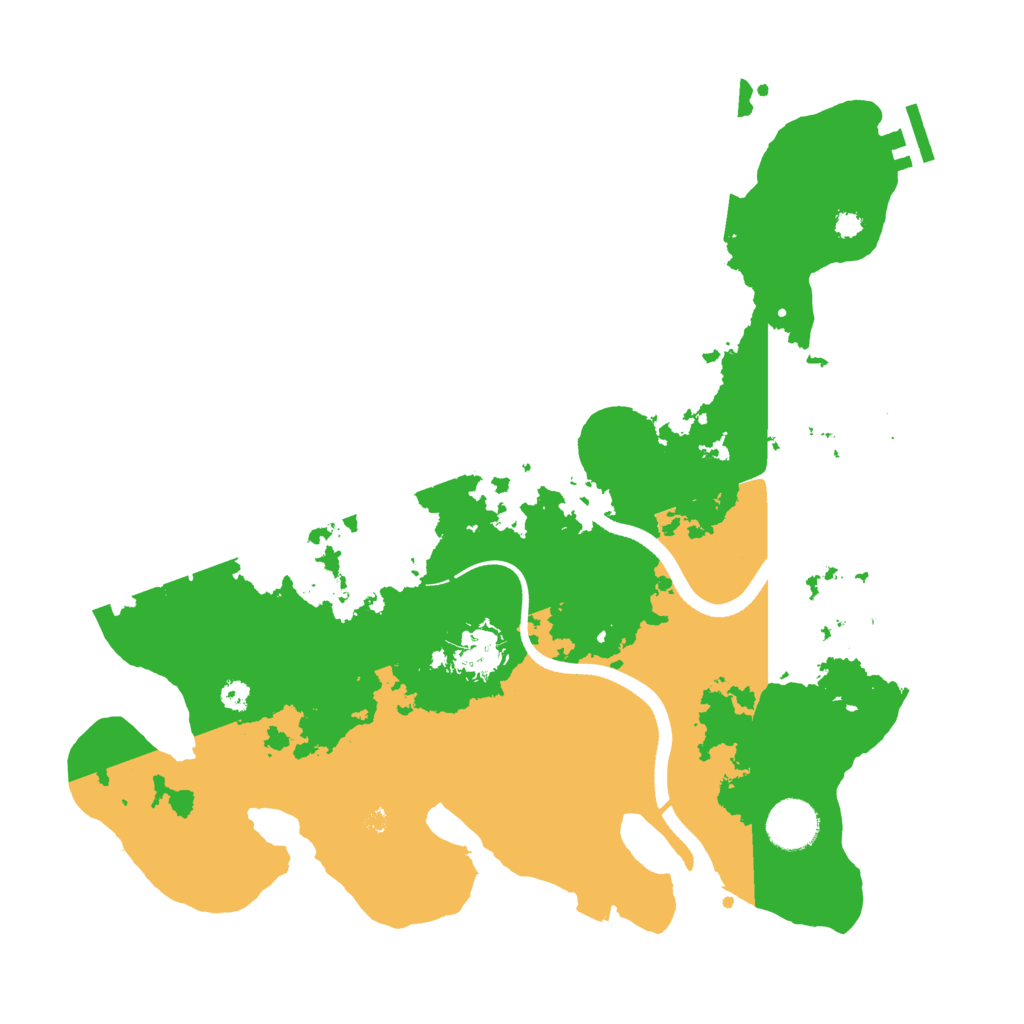 Biome Rust Map: Procedural Map, Size: 3500, Seed: 763192924