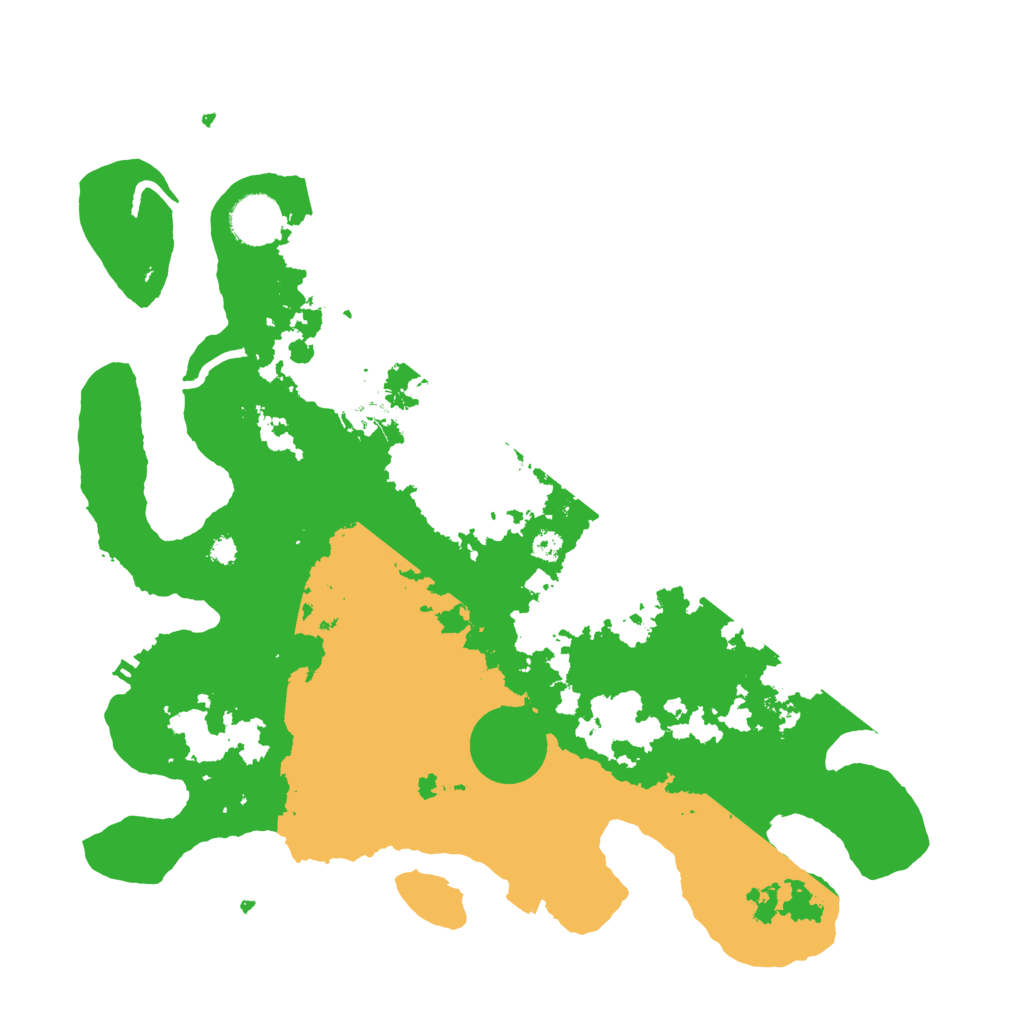 Biome Rust Map: Procedural Map, Size: 3500, Seed: 363700687