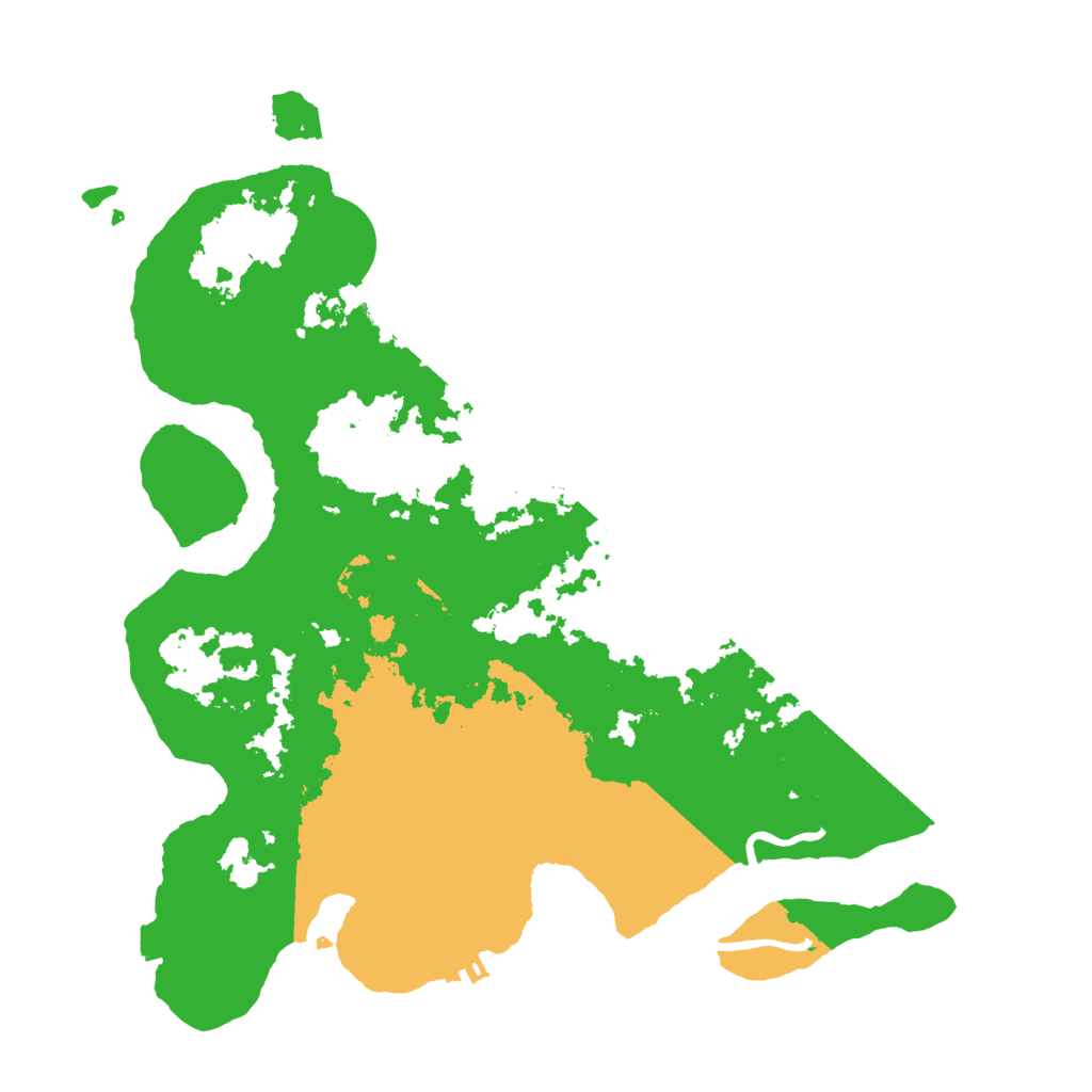 Biome Rust Map: Procedural Map, Size: 3500, Seed: 778231