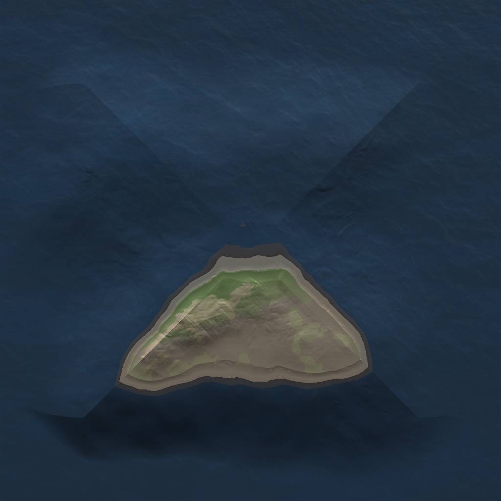 Rust Map: Barren, Size: 1000, Seed: 5306492, 2 Monuments