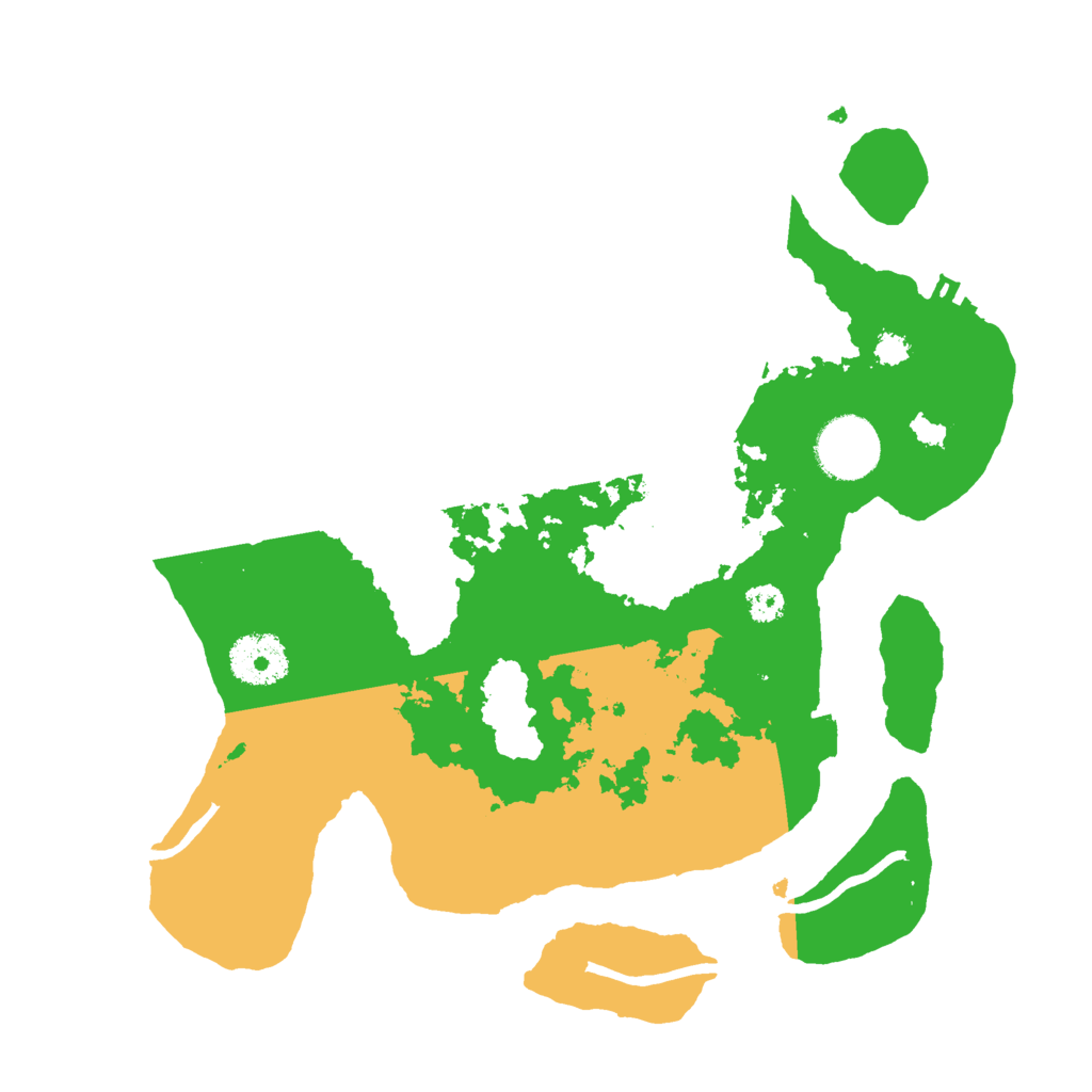 Biome Rust Map: Procedural Map, Size: 3000, Seed: 65571550