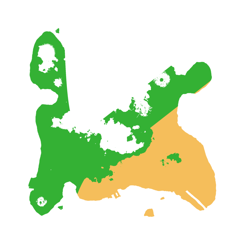 Biome Rust Map: Procedural Map, Size: 2600, Seed: 176979440