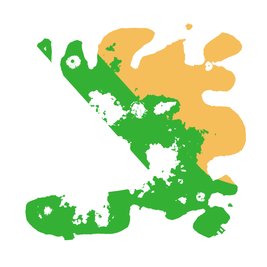 Biome Rust Map: Procedural Map, Size: 3000, Seed: 111913327