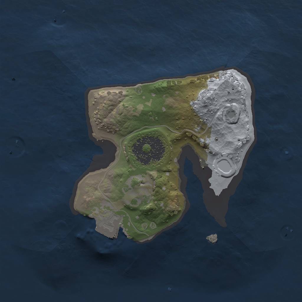 Rust Map: Procedural Map, Size: 1500, Seed: 362010625, 3 Monuments