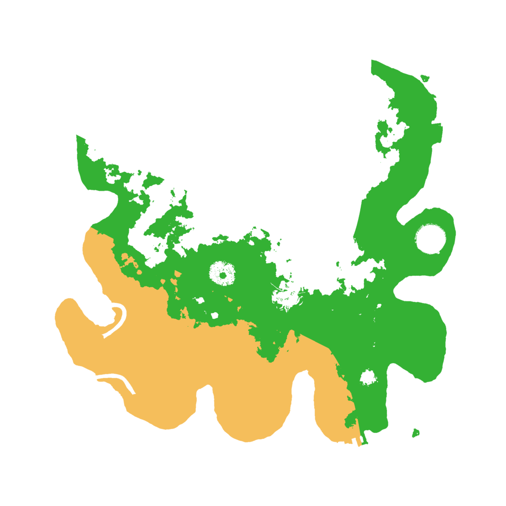 Biome Rust Map: Procedural Map, Size: 3000, Seed: 864175