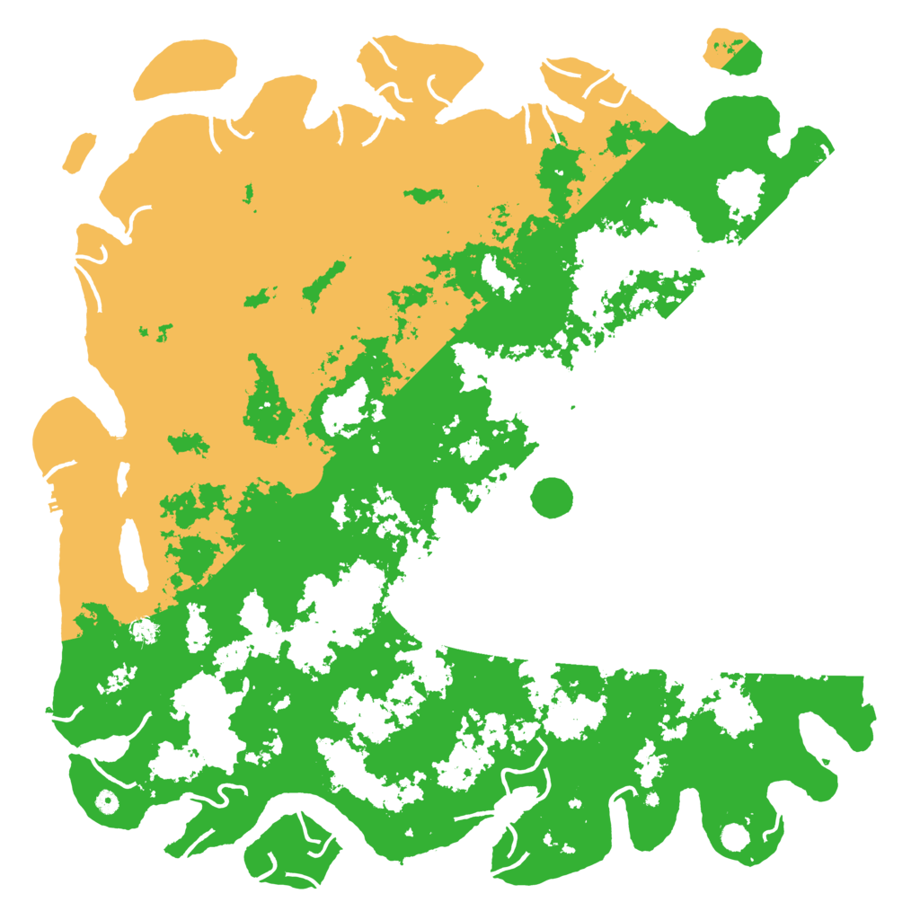 Biome Rust Map: Procedural Map, Size: 6000, Seed: 506957014