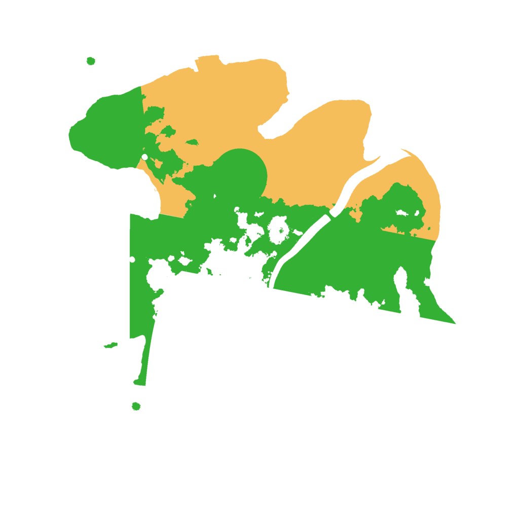 Biome Rust Map: Procedural Map, Size: 2500, Seed: 243040240