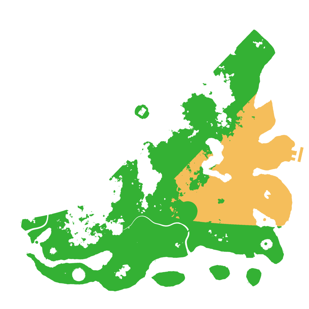 Biome Rust Map: Procedural Map, Size: 4200, Seed: 1829503699