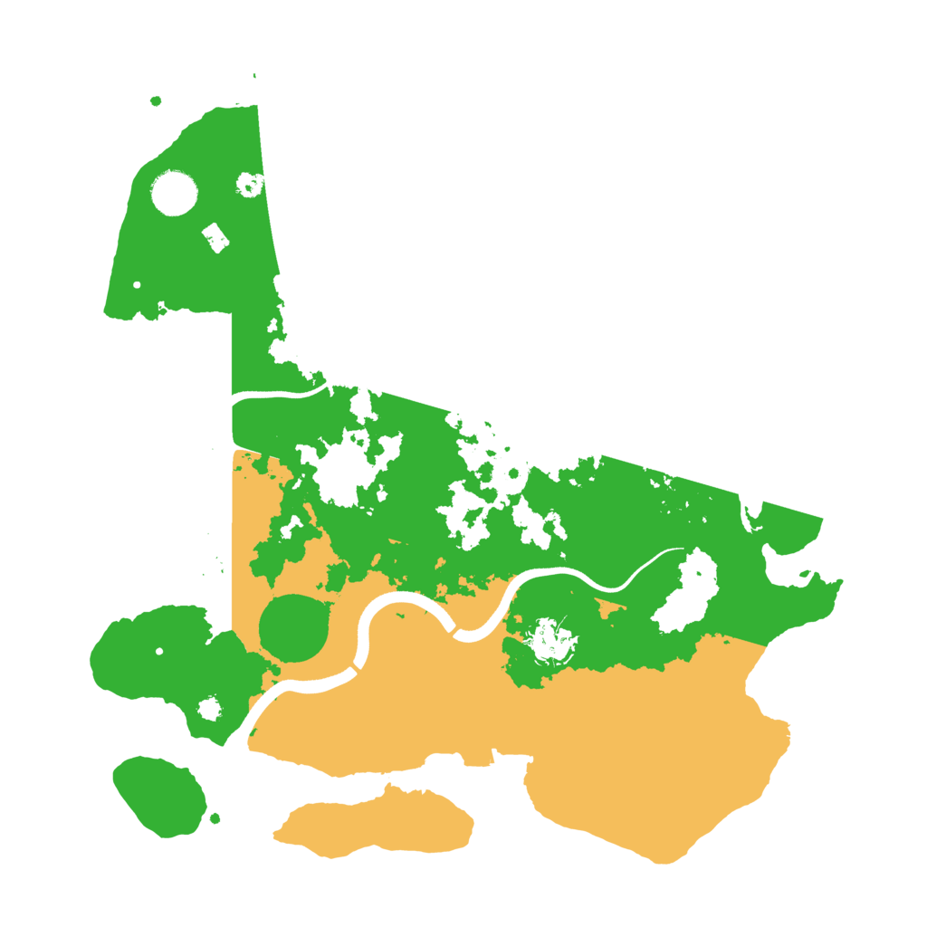 Biome Rust Map: Procedural Map, Size: 3600, Seed: 1971726