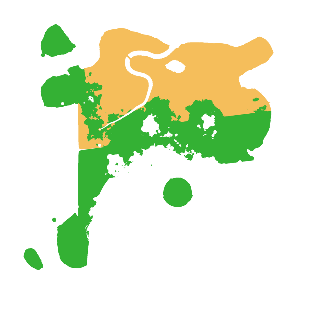 Biome Rust Map: Procedural Map, Size: 3000, Seed: 4752