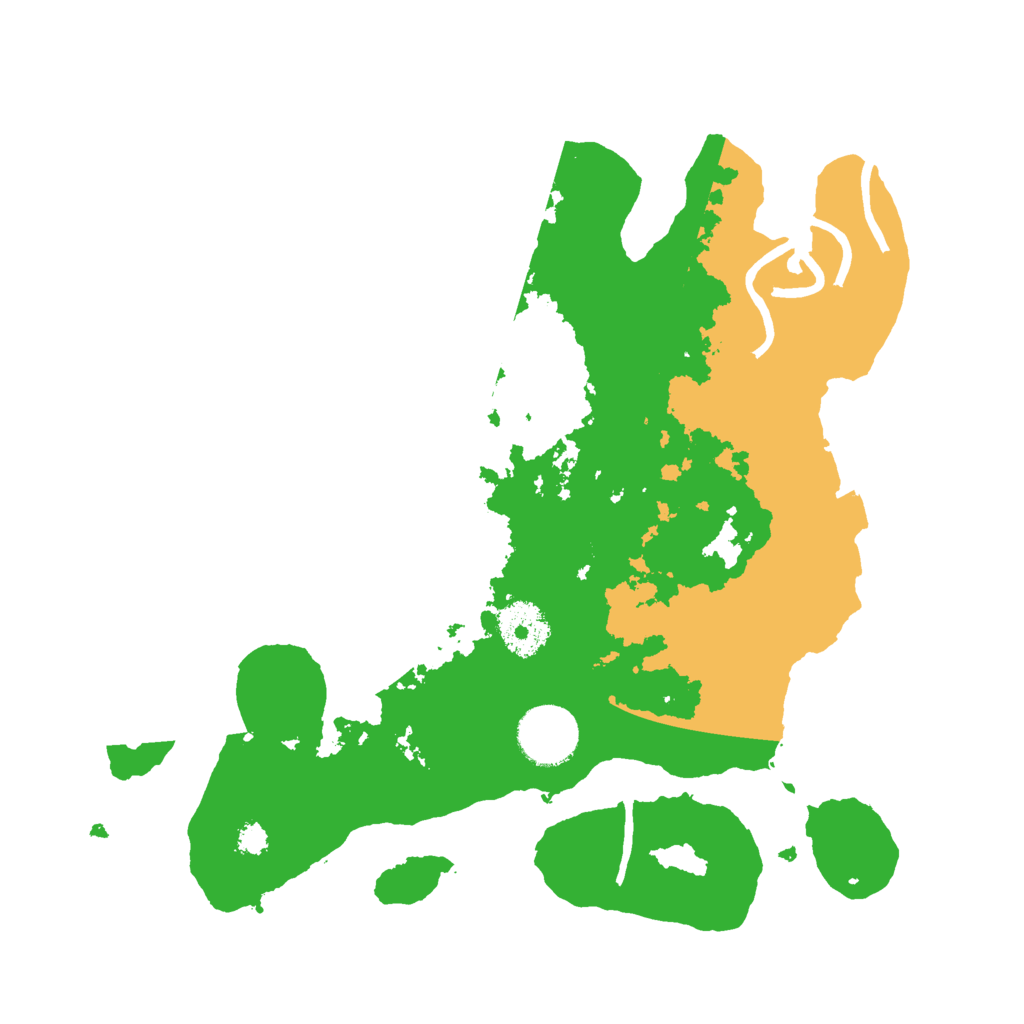 Biome Rust Map: Procedural Map, Size: 3000, Seed: 1349215324