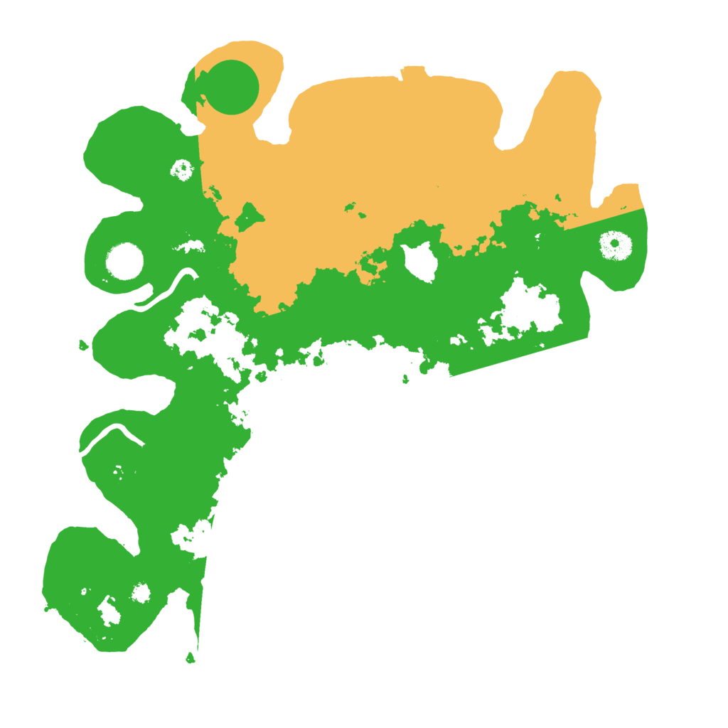 Biome Rust Map: Procedural Map, Size: 3500, Seed: 84432