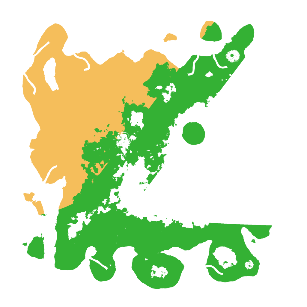 Biome Rust Map: Procedural Map, Size: 3700, Seed: 930154274