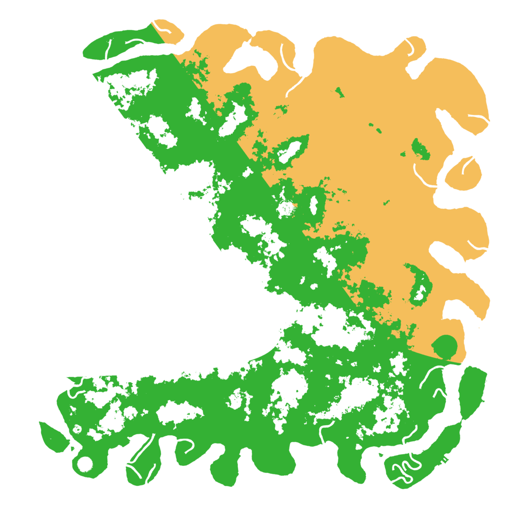 Biome Rust Map: Procedural Map, Size: 6000, Seed: 2214