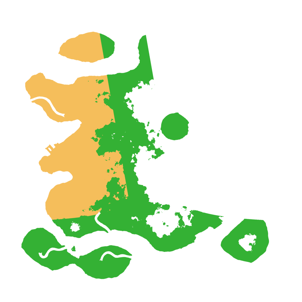 Biome Rust Map: Procedural Map, Size: 3000, Seed: 45184789