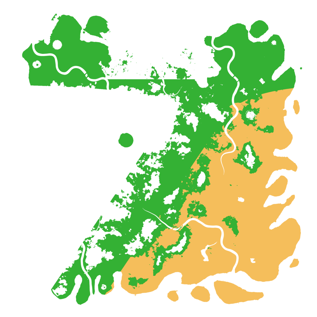 Biome Rust Map: Procedural Map, Size: 6000, Seed: 1621605095