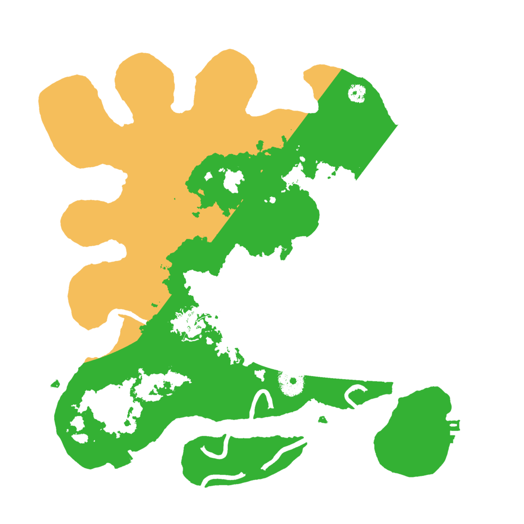 Biome Rust Map: Procedural Map, Size: 3000, Seed: 154493489