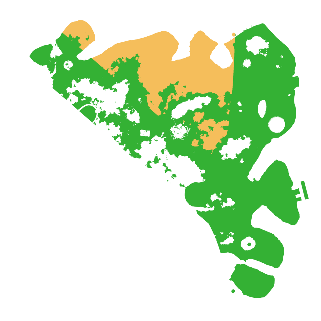 Biome Rust Map: Procedural Map, Size: 3500, Seed: 183456