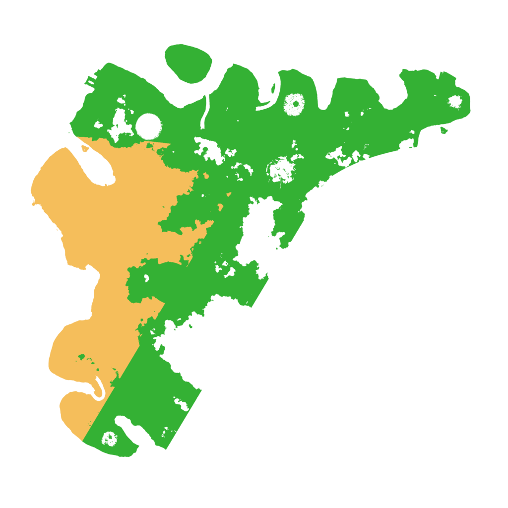 Biome Rust Map: Procedural Map, Size: 3500, Seed: 670241607