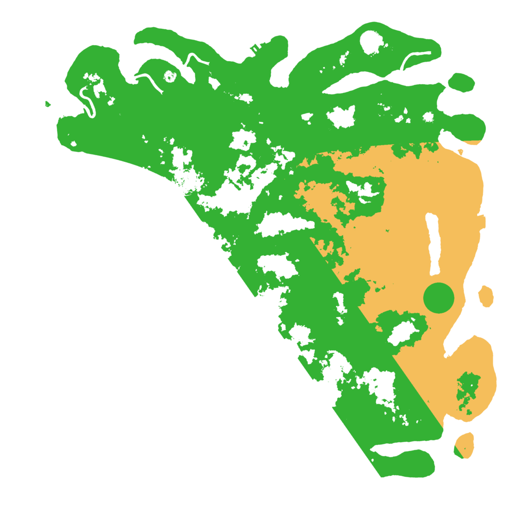 Biome Rust Map: Procedural Map, Size: 4500, Seed: 494498135