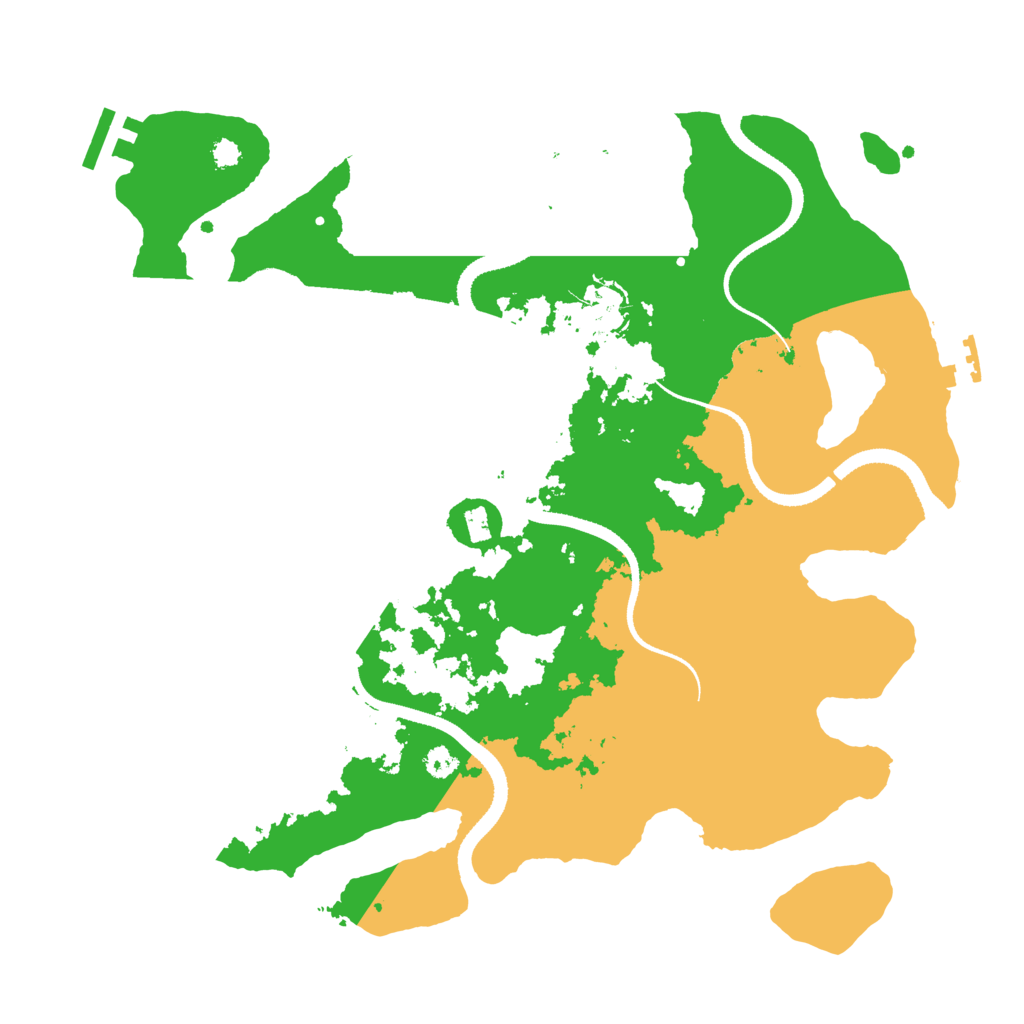 Biome Rust Map: Procedural Map, Size: 3300, Seed: 979