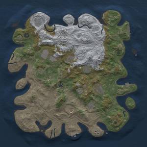 Thumbnail Rust Map: Procedural Map, Size: 4250, Seed: 1268974035, 19 Monuments