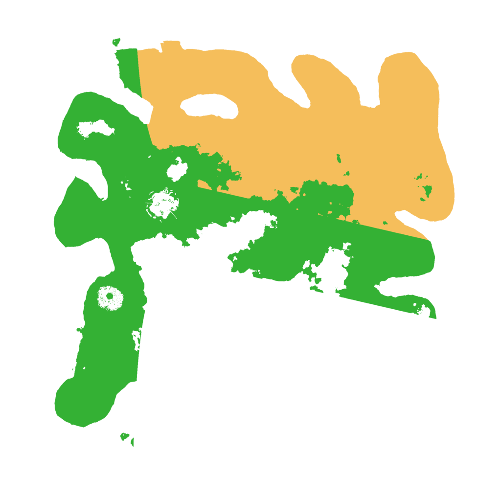 Biome Rust Map: Procedural Map, Size: 3000, Seed: 3526543