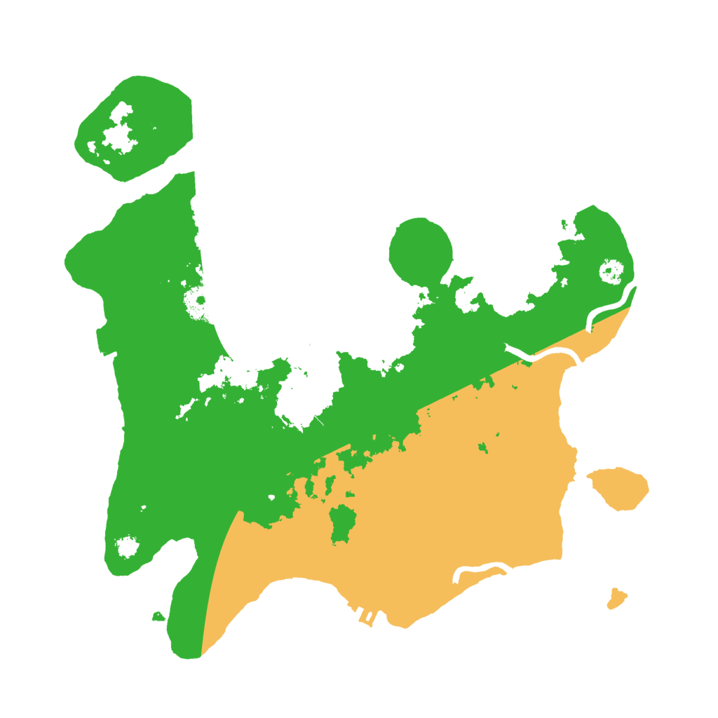 Biome Rust Map: Procedural Map, Size: 3000, Seed: 1310966912