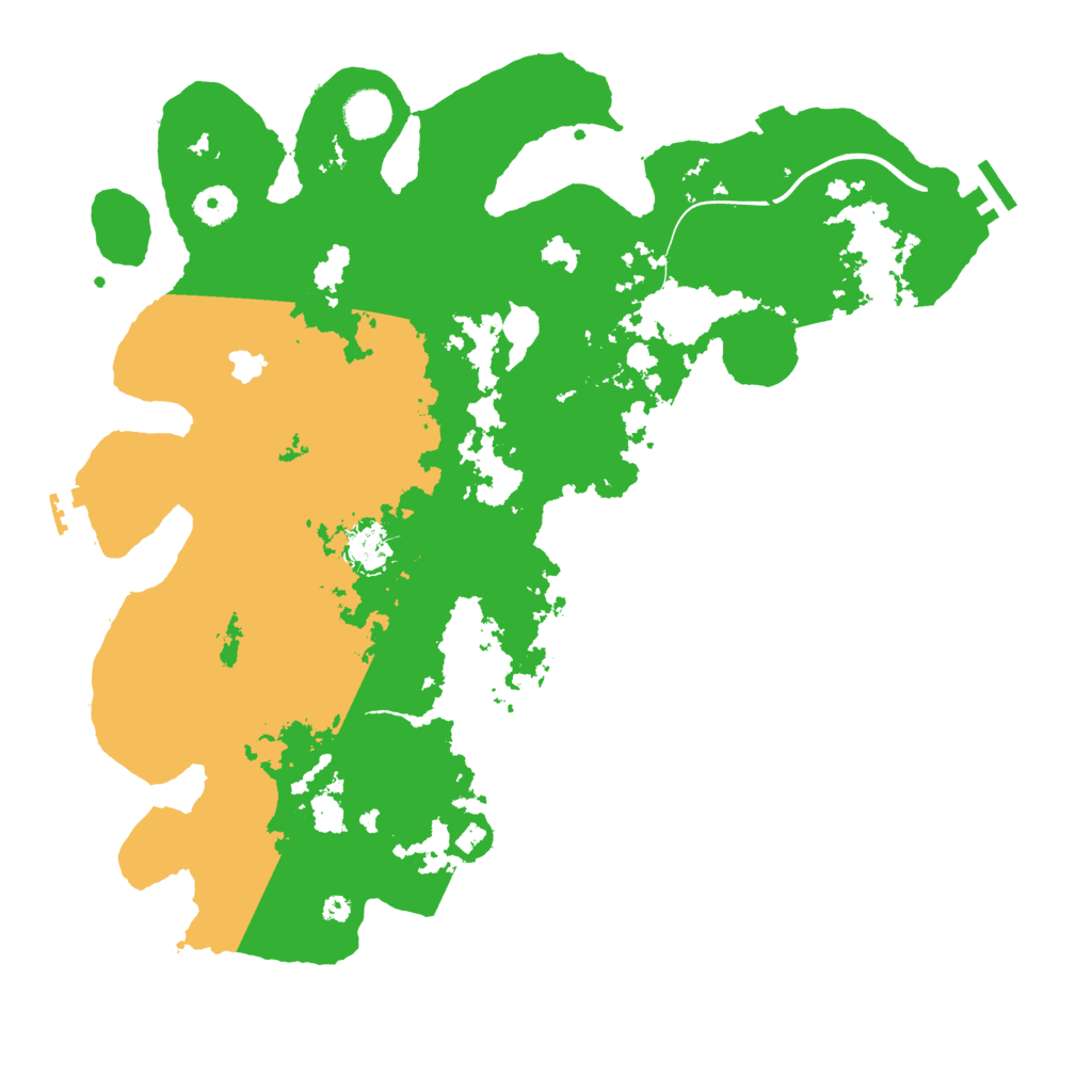 Biome Rust Map: Procedural Map, Size: 4000, Seed: 373751640