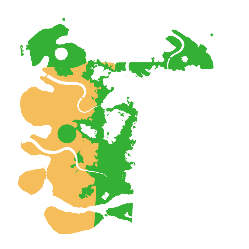 Biome Rust Map: Procedural Map, Size: 3500, Seed: 1172470640