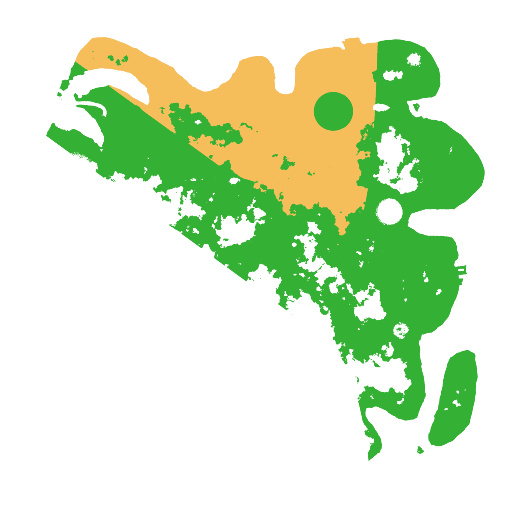 Biome Rust Map: Procedural Map, Size: 3500, Seed: 1211022327