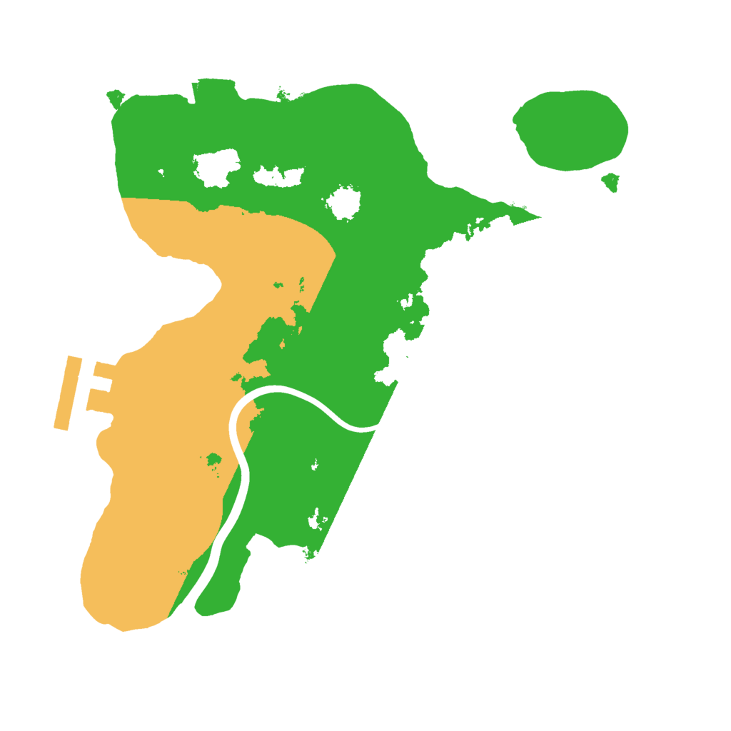 Biome Rust Map: Procedural Map, Size: 2000, Seed: 4234